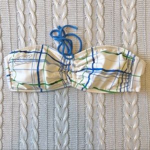 Like-new, O’Neill, strapless swimsuit